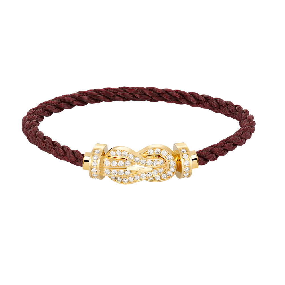[Eternal Jewelry]CHANCE LARGE 8 FIGURE BUCKLE FULLDIAMOND BRACELET GOLD