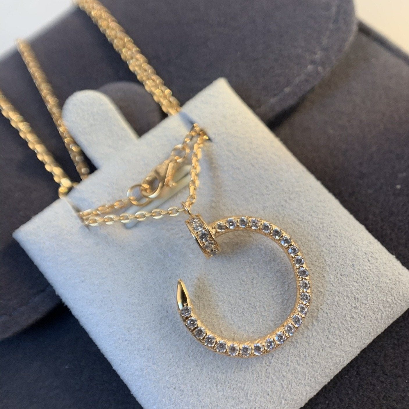 [Eternal Jewelry]JUSTE NECKLACE PINK GOLD DIAMONDS