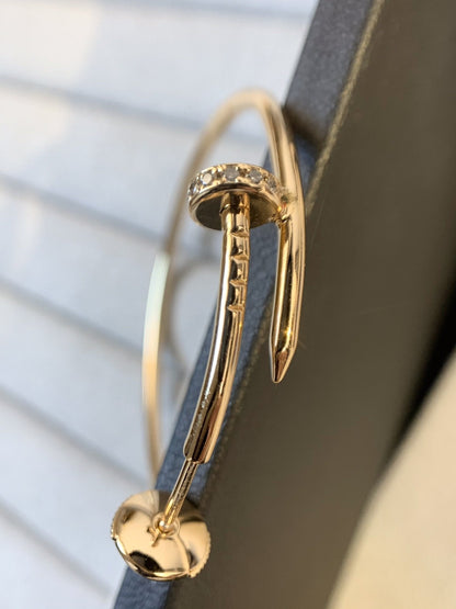 [Eternal Jewelry]JUSTE EARRINGS GOLD DIAMONDS 1.8MM