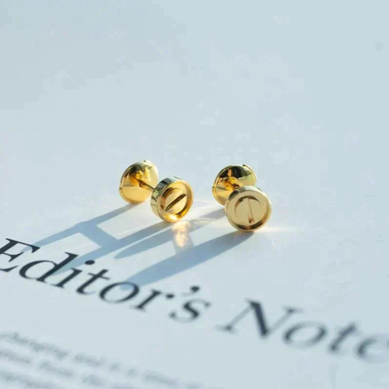[Eternal Jewelry]LOVE EARRINGS GOLD 10MM