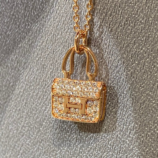 [Eternal Jewelry]CONSTANCE PEDANT DIAMOND NECKLACE