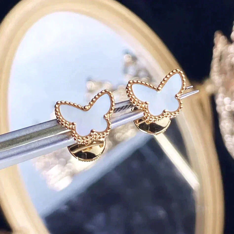 [Eternal Jewelry]SWEET BUTTERFLY MOP EARSTUDS
