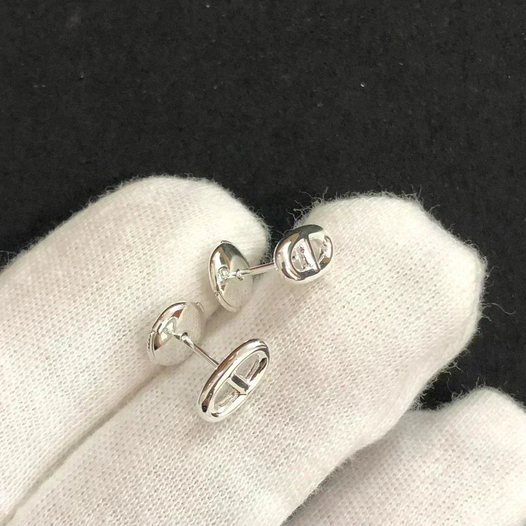 [Eternal Jewelry]CHAINE SMALL EARRINGS GOLD AND SILVER