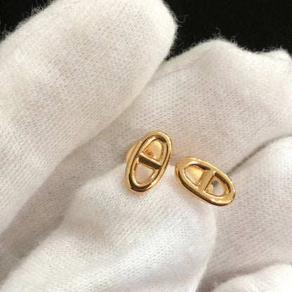 [Eternal Jewelry]CHAINE SMALL EARRINGS GOLD AND SILVER