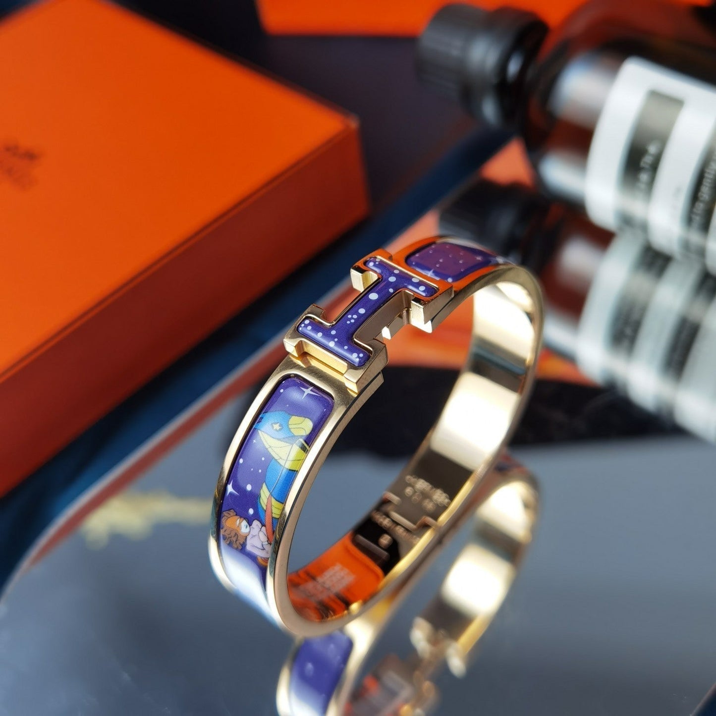 [Eternal Jewelry]H STAR AND MOON BRACELET 12MM