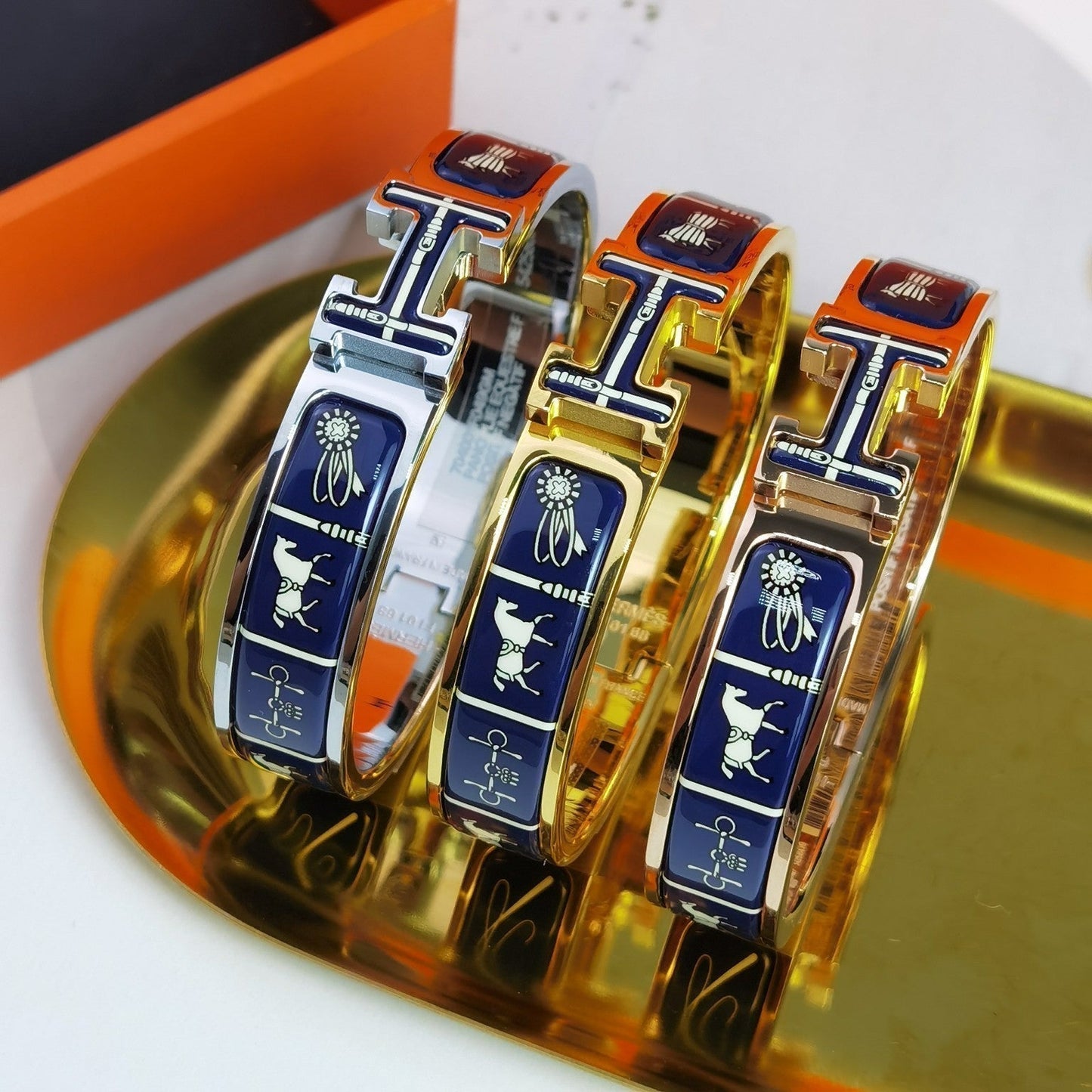 [Eternal Jewelry]H COUVERTURES DARK BLUE BRACELET