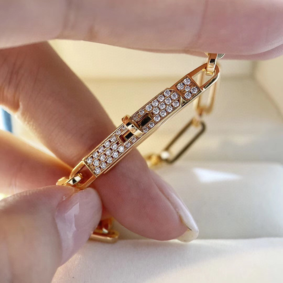 [Eternal Jewelry]CHAINE BRACELET SMALL MODEL DIAMOND