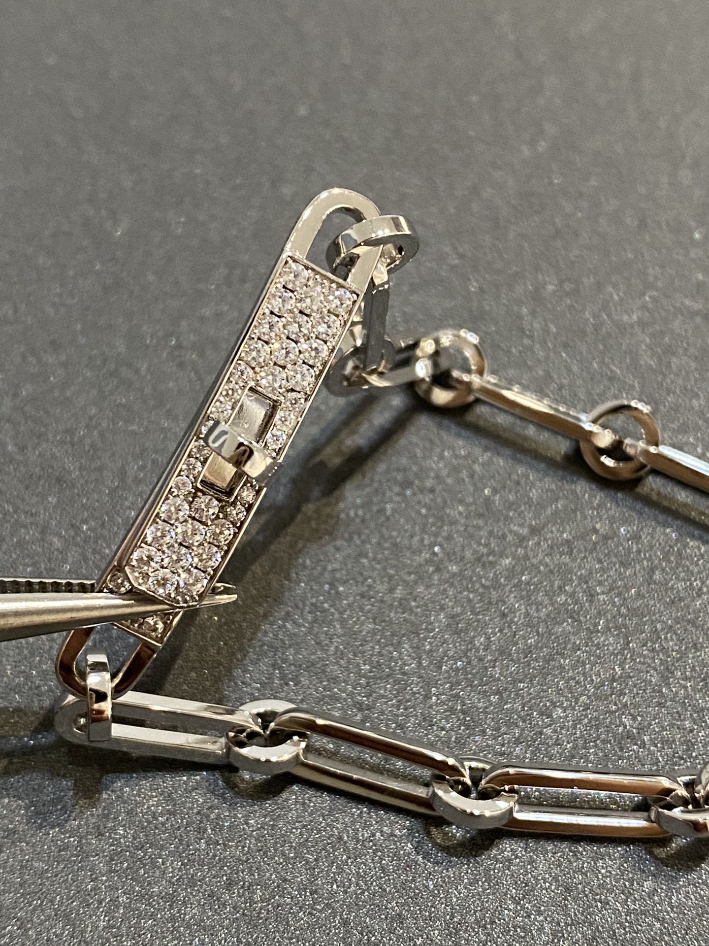 [Eternal Jewelry]CHAINE BRACELET SMALL MODEL DIAMOND