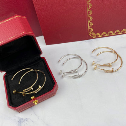 [Eternal Jewelry]JUSTE EARRINGS FULL DIAMONDS 1.8MM