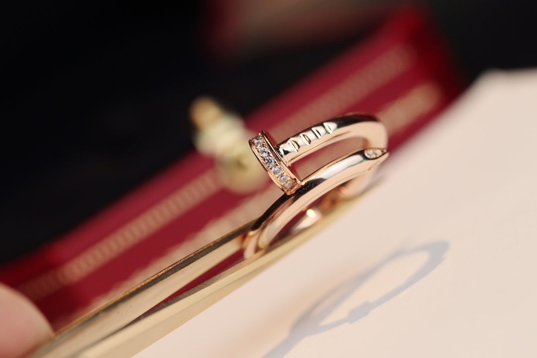 [Eternal Jewelry]JUSTE RING 2.65MM PINK GOLD DIAMOND