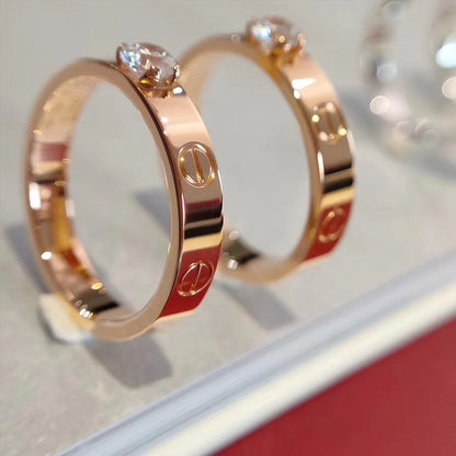 [Eternal Jewelry]LOVE RING 3.6MM 1 BIG DIAMOND