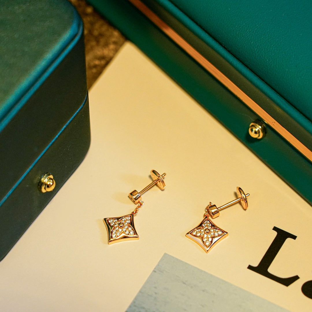 [Eternal Jewelry]STAR DIAMONDS EARRINGS GOLD