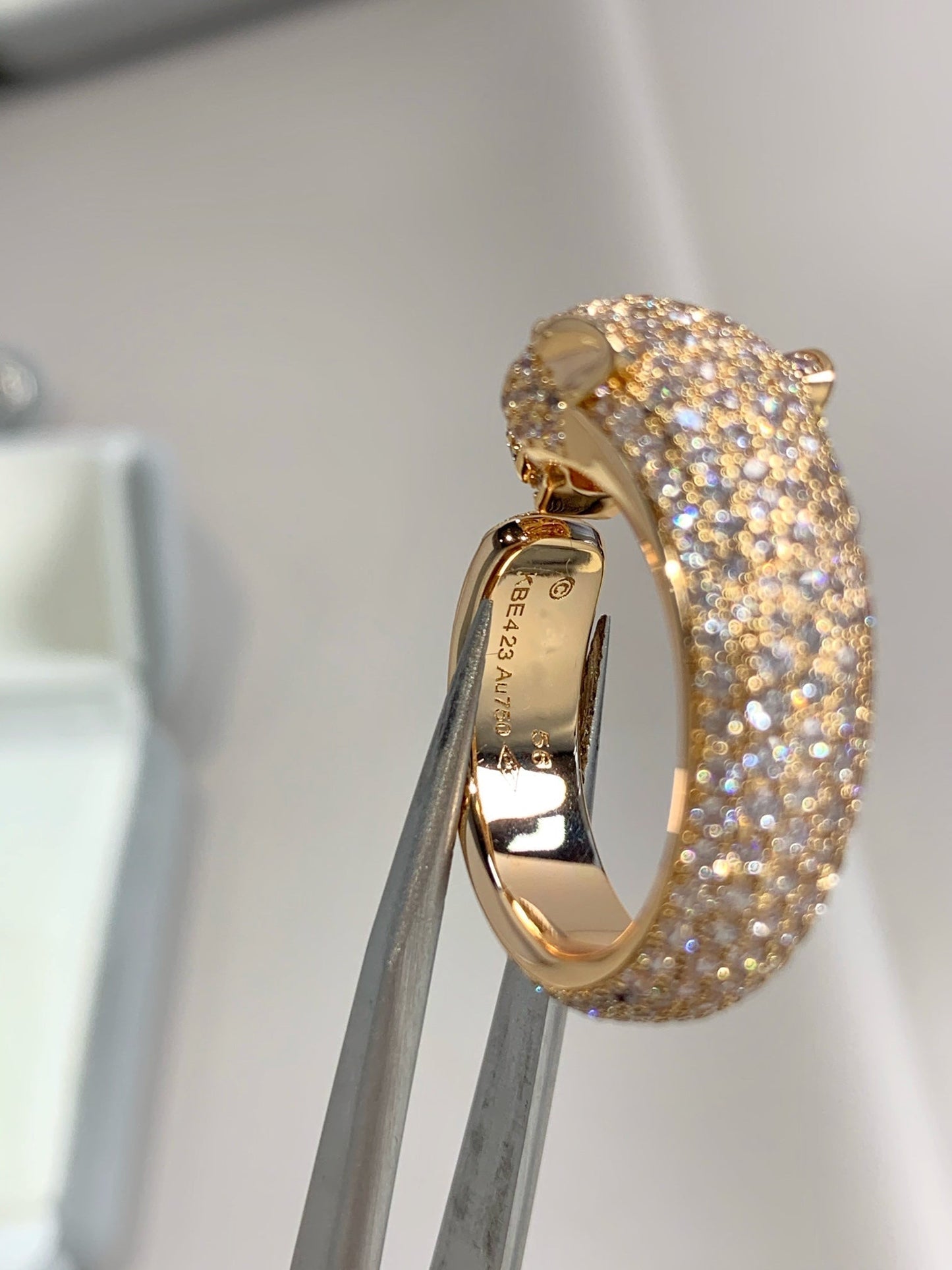 [Eternal Jewelry]PANTHERE PINK GOLD DIAMOND RING