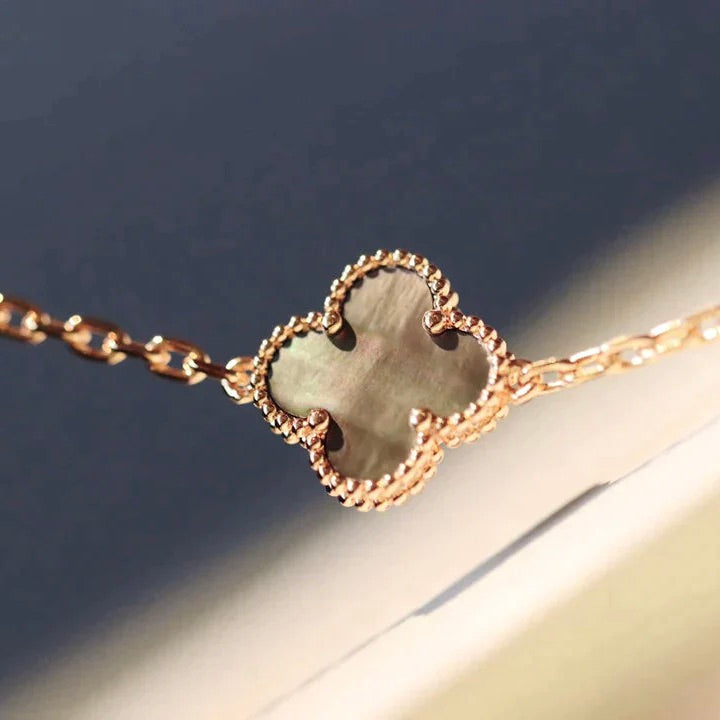 [Eternal Jewelry]CLOVER 20 MOTIFS LASER DIAMOND NECKLACE