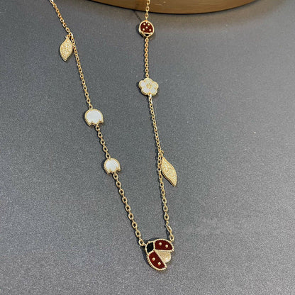 [Eternal Jewelry]LUCKY SPRING 15 MOTIFS GOLD NECKLACE