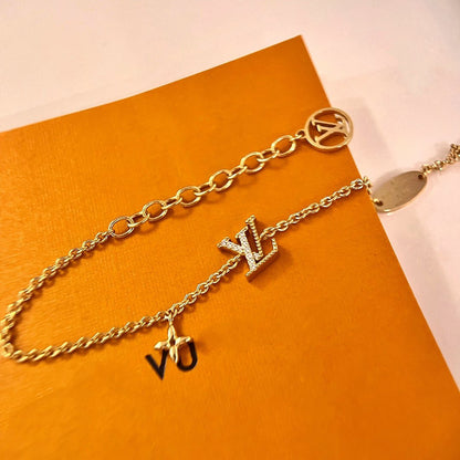 [Eternal Jewelry]LOGO STAR MOTIF GOLD BRACELET