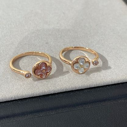 [Eternal Jewelry]SUN 1 DIAMOND PINK MOP RING