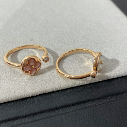 [Eternal Jewelry]SUN 1 DIAMOND PINK MOP RING