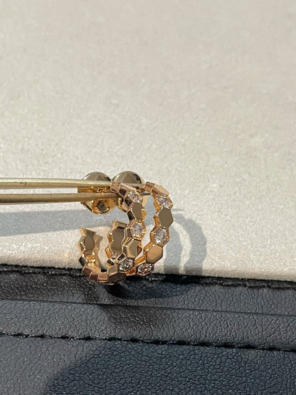 [Eternal Jewelry]Hollow Design Four-Leaf Clover Flower Shape Ring