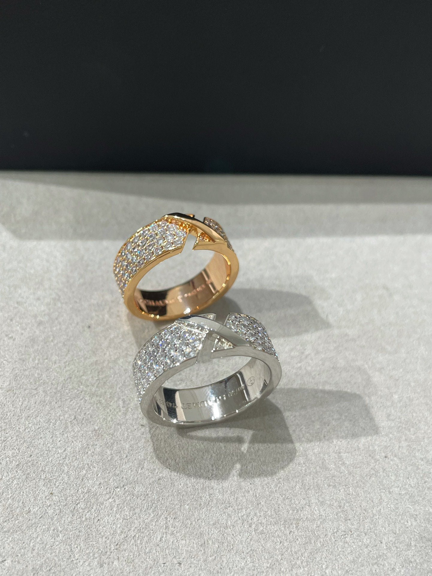 [Eternal Jewelry]LIENS EVIDENCE  DIAMOND PAVED RING