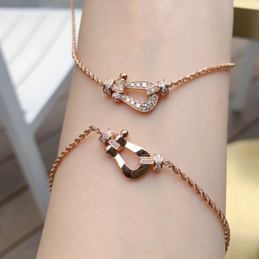 [Eternal Jewelry]FORCE 10 PINK GOLD DIAMOND NECKLACE