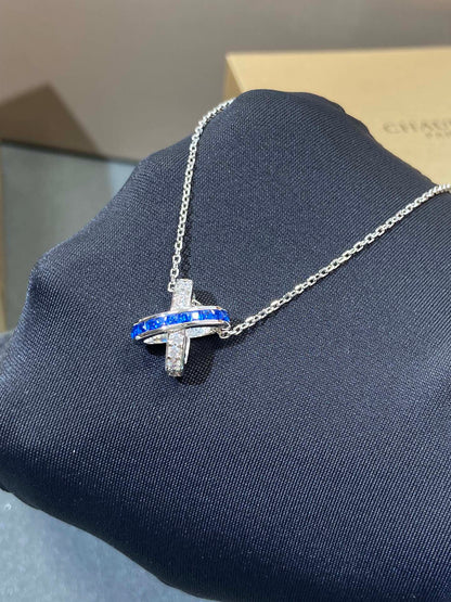 [Eternal Jewelry]LIENS DIAMOND SILVER NECKLACE