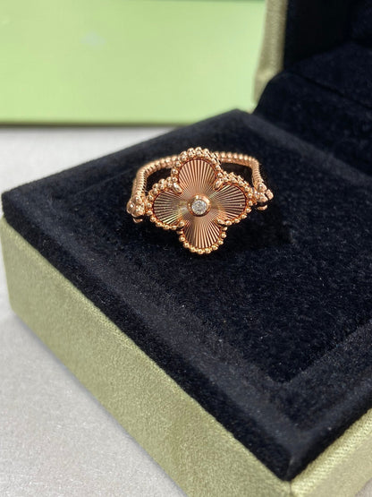 [Eternal Jewelry]CLOVER RIVERSIBLE ROSE GOLD RING