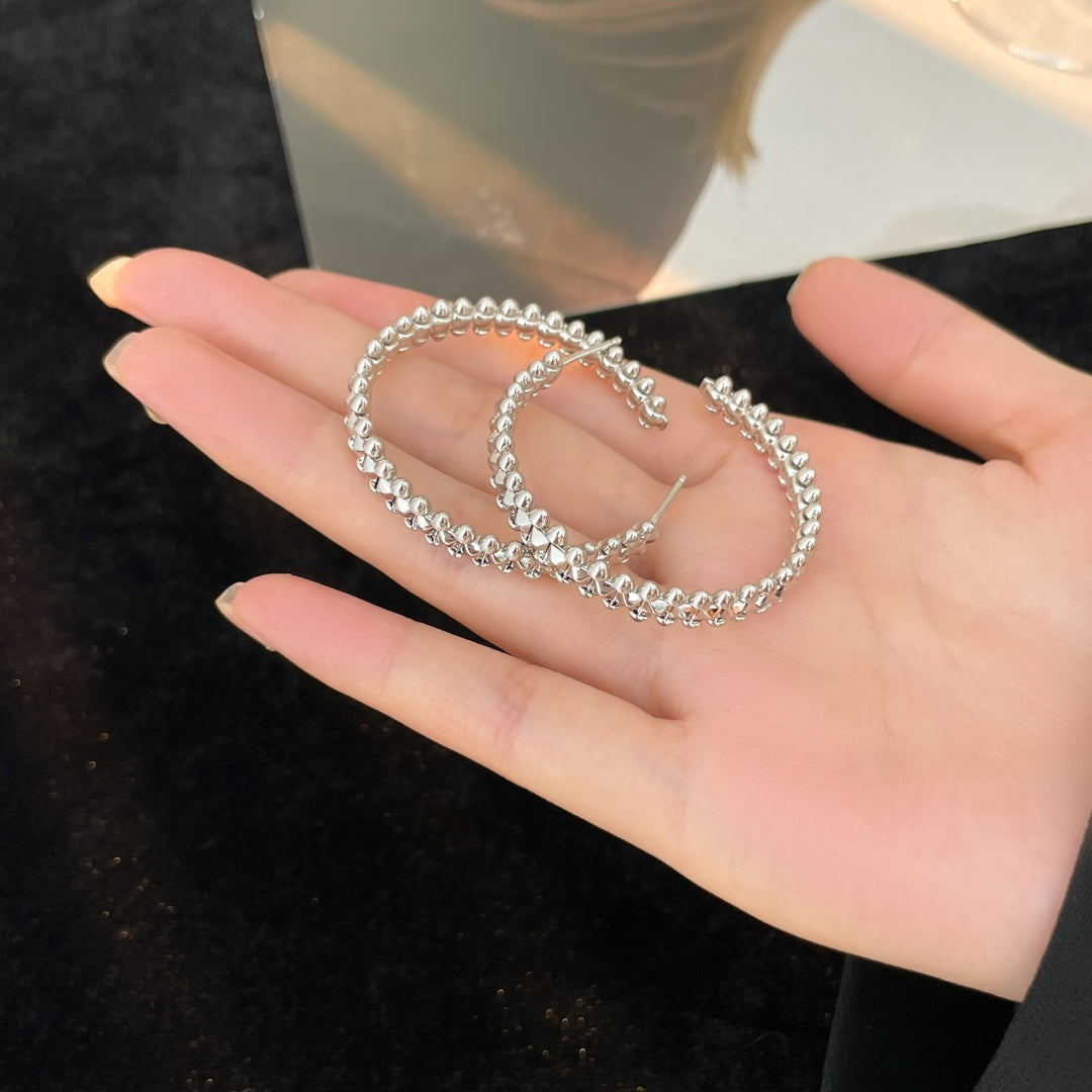 [Eternal Jewelry]CLASH HOOP EARRINGS