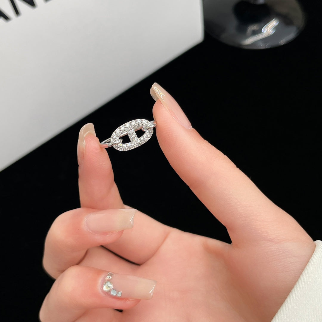 [Eternal Jewelry]RONDE SMALL SILVER DIAMOND RING