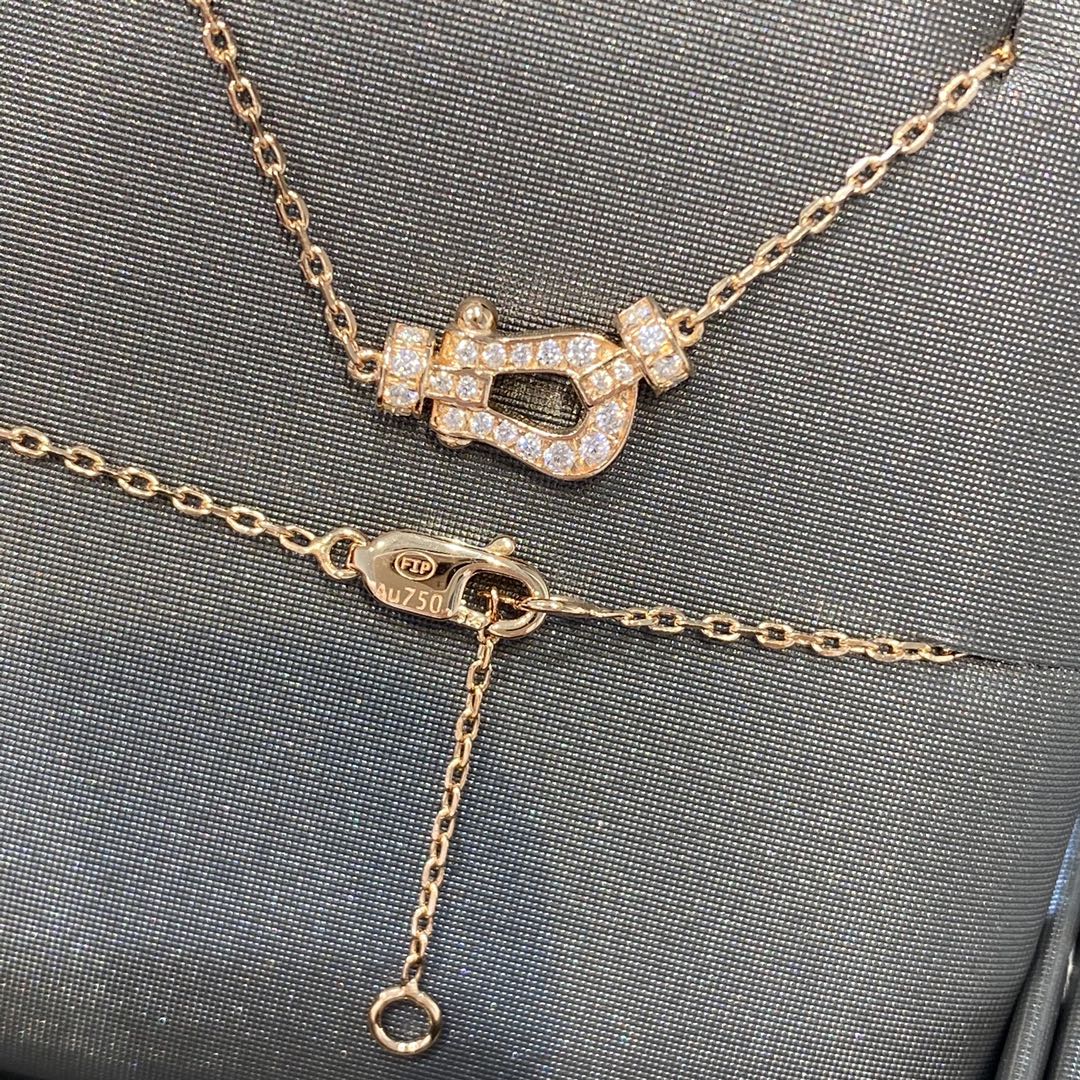 [Eternal Jewelry]FORCE 10 DIAMOND PINK GOLD NECKLACE MINI MODEL