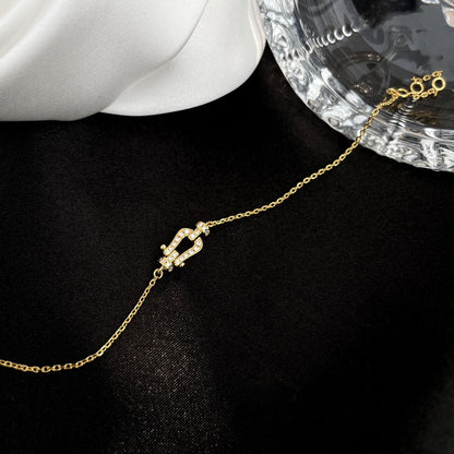 [Eternal Jewelry]FORCE 10 FULL DIAMOND BUCKLE CHAIN LINK MINI MODEL
