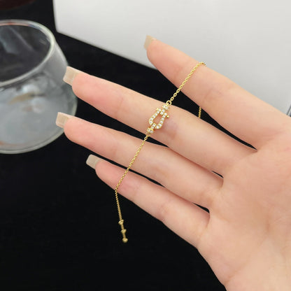 [Eternal Jewelry]FORCE 10 FULL DIAMOND BUCKLE CHAIN LINK MINI MODEL