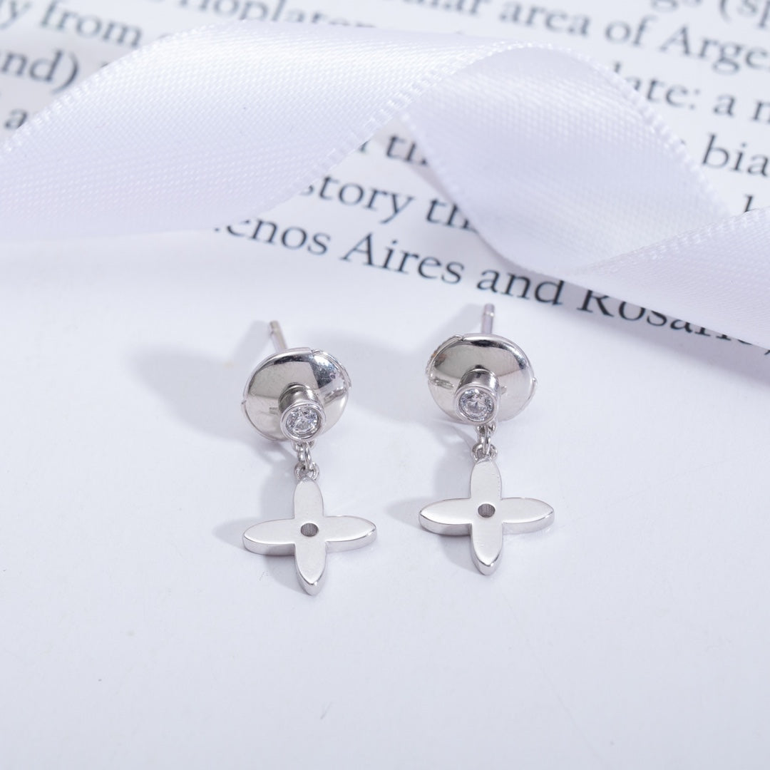 [Eternal Jewelry]VIDYLLE SILVER DIAMOND MINI DROP EARRINGS