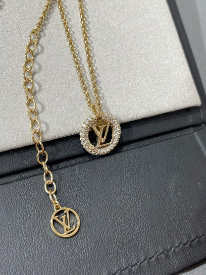 [Eternal Jewelry]BY NIGHT DIAMOND PAVED NECKLACE