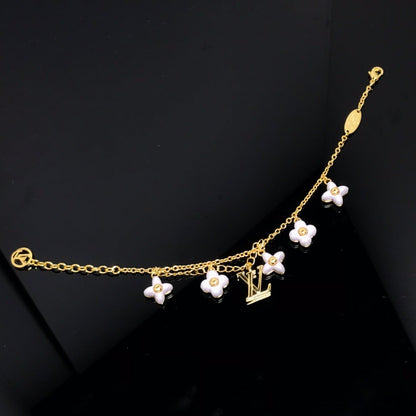 [Eternal Jewelry]LOGO 6 MOTIF STAR AND SUN GOLD BRACELET
