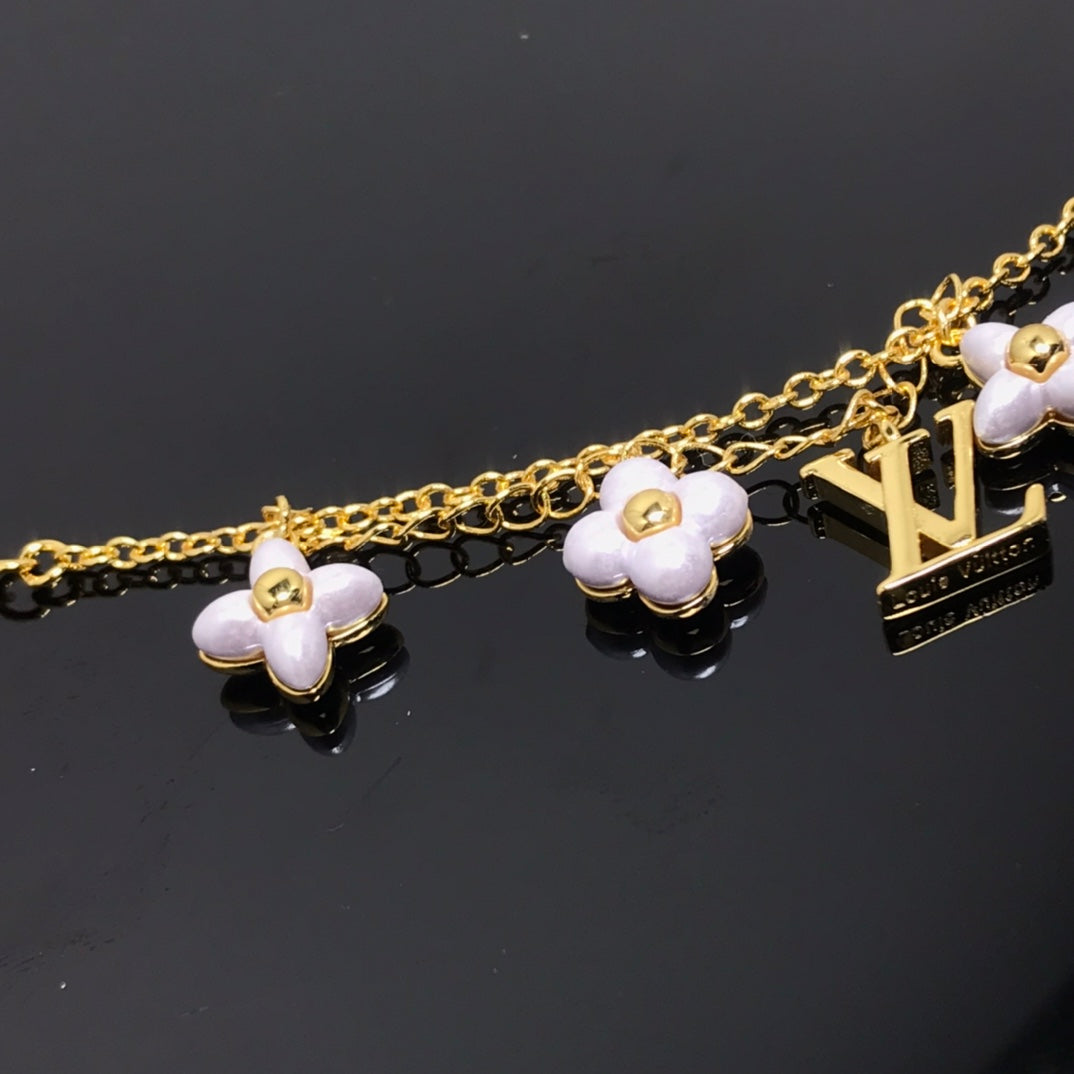 [Eternal Jewelry]LOGO 6 MOTIF STAR AND SUN GOLD BRACELET