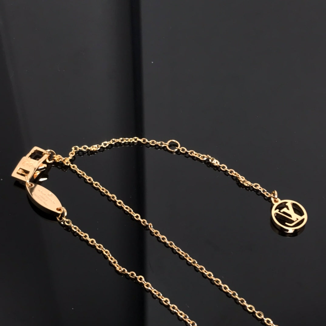 [Eternal Jewelry]COLOR BLOSSOM PINK MOP SUN GOLD NECKLACE