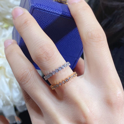 [Eternal Jewelry]BEE LOVE DIAMOND PAVED SMALL RING