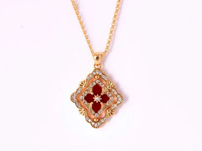 [Eternal jewelry] B.C.L ENAMEL ROTATING SINGLE-DIAMOND NECKLACE£¨Various colors£©