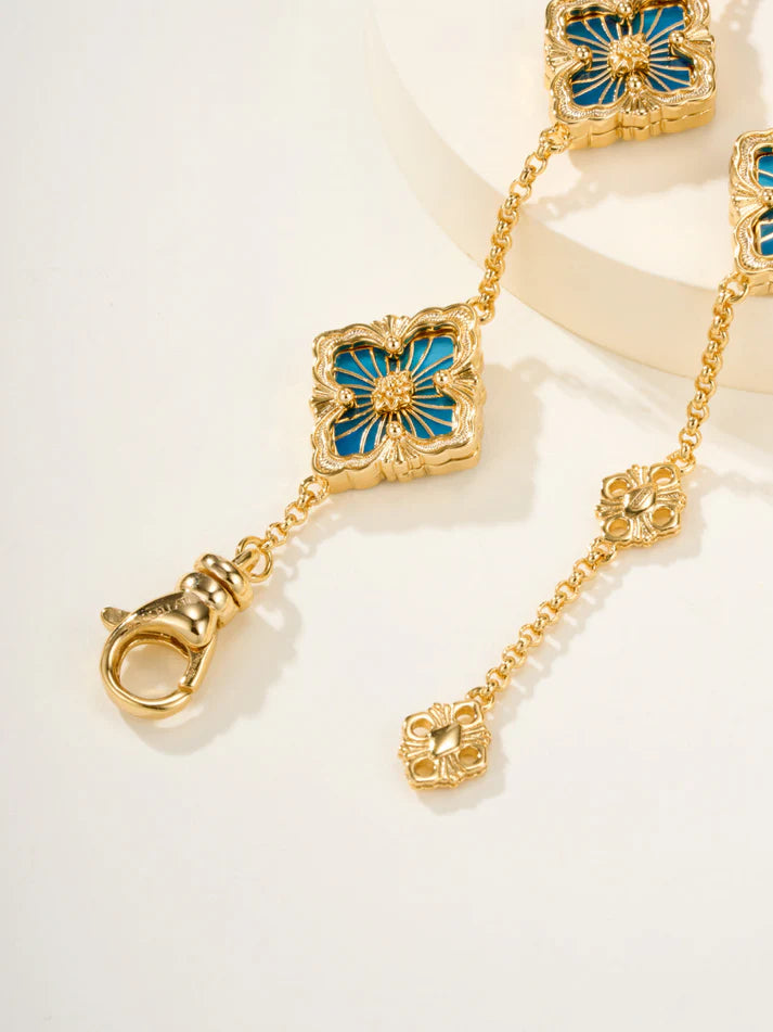 [Eternal jewelry]B.C.L ENAMELED Five-Flower Bracelet£¨Various Colors)