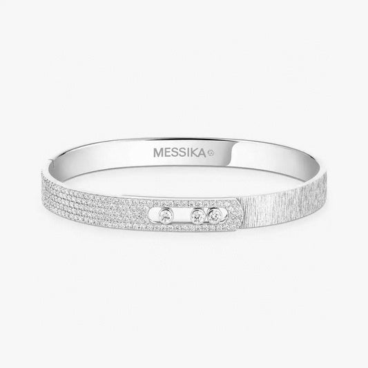 [Eternal jewelry]2026 BRAND-NEW FROSTED BRACELET WITH DIAMONDS THREE COLORS