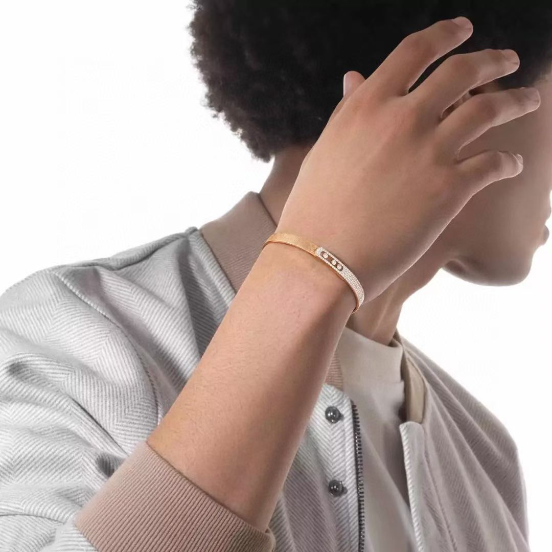 [Eternal jewelry]2026 BRAND-NEW FROSTED BRACELET WITH DIAMONDS THREE COLORS
