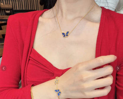 [Eternal jewelry] BUTTERFLY BLUE NECKLACE