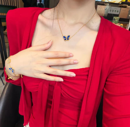 [Eternal jewelry] BUTTERFLY BLUE NECKLACE