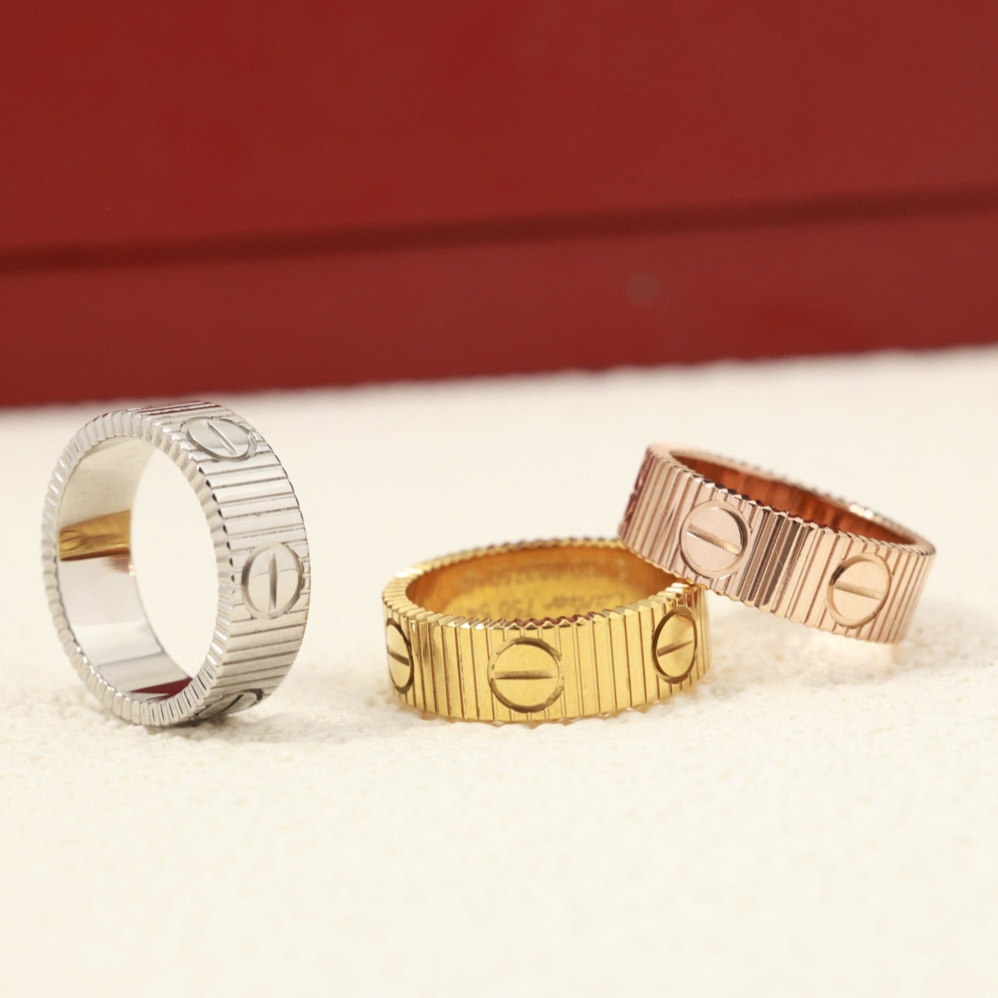 [Eternal Jewelry]2025 NEW LOVE RING BRUSHED STYLE