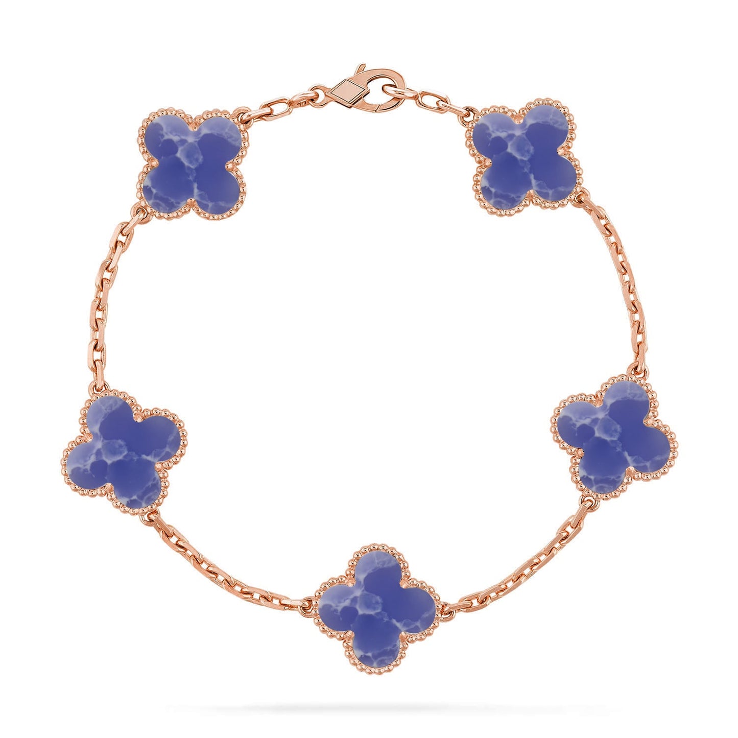 [Eternal Jewelry]CLOVER 5 MOTIF BLUE VEINS BRACELET COLLECTION