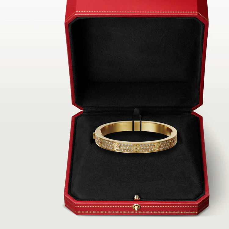 [Eternal Jewelry]LOVE BRACELET 6.1MM DIAMOND-PAVED
