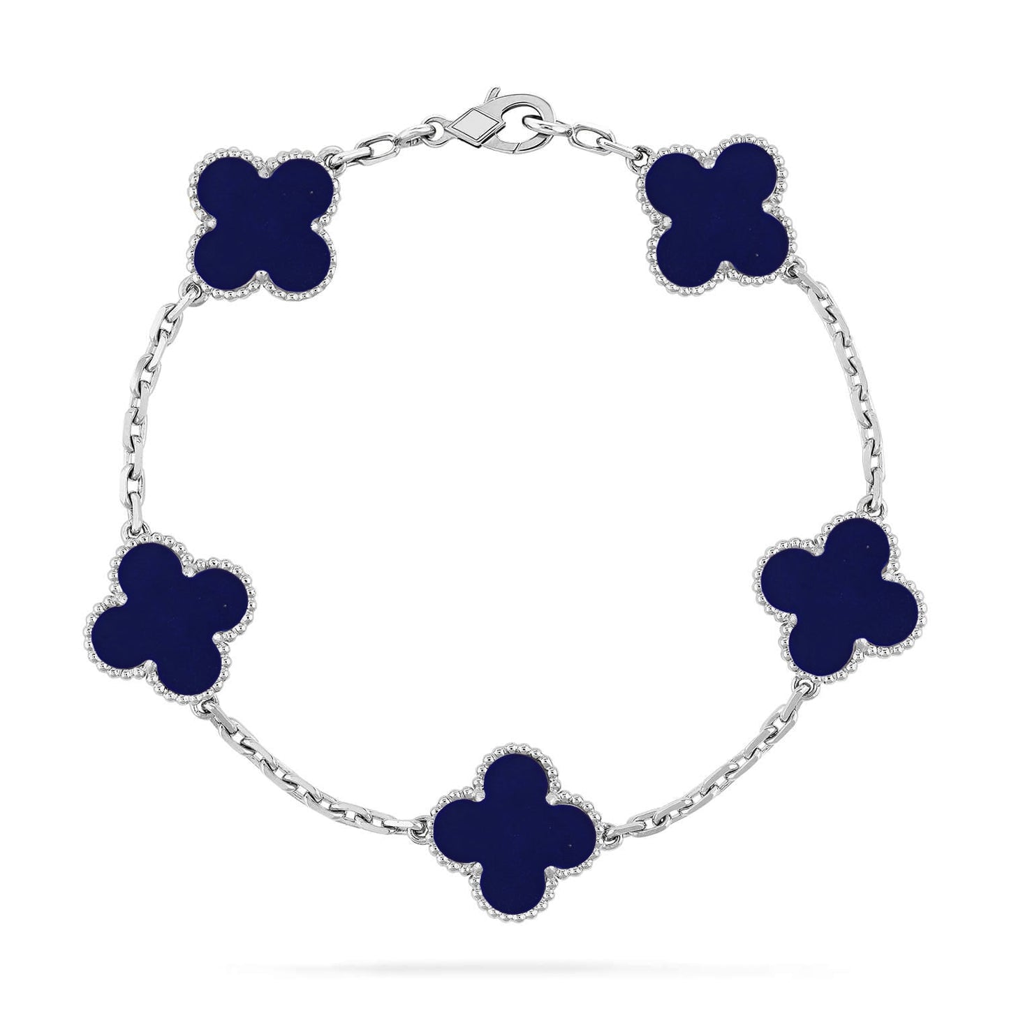 [Eternal Jewelry]CLOVER 5 MOTIF LAPIS LAZULI BRACELET COLLECTION