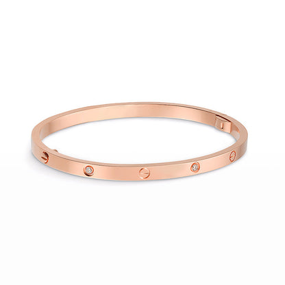 [Eternal Jewelry]LOVE BRACELET 3.65MM 6 DIAMONDS