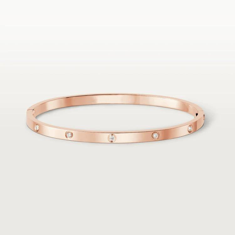 [エターナルジュエリー] LOVE ブレスレット 3.65MM 10Pダイヤ
